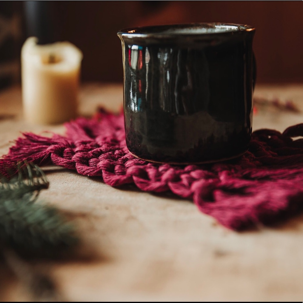 Handmade Macrame Coasters - Picture 3 of 4
